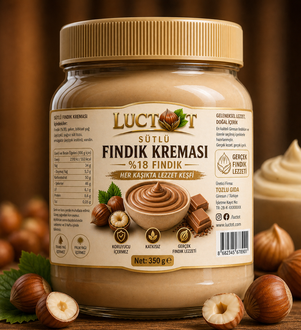Sütlü Fındık Kreması